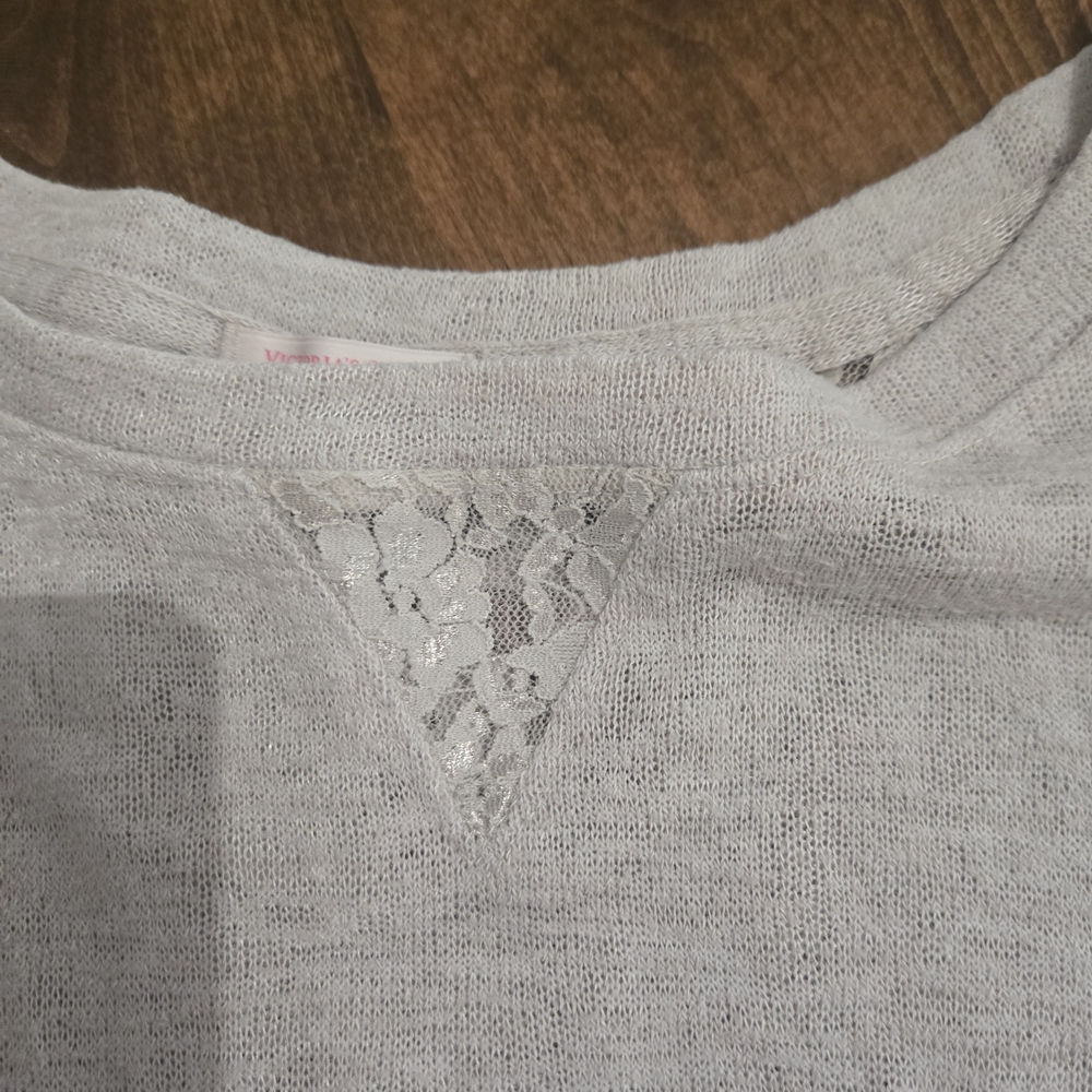 Vintage Victoria's Secret Gray Knit Top - Picture 3 of 5